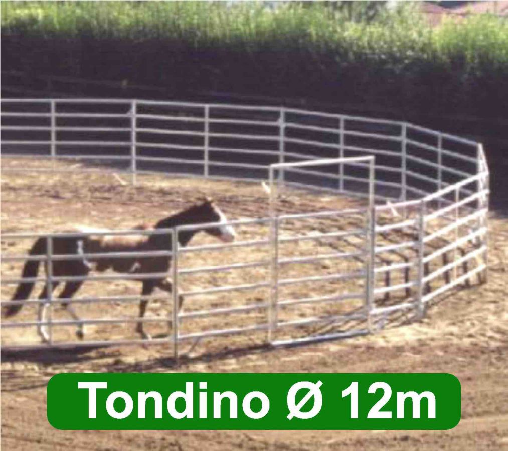 Tondino con fence diametro 12m